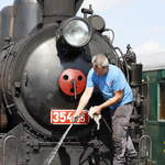 Šumavské léto s párou 2025 na Volarsku Železniční .Trať České Budějovice – Černý Kříž Strecke 194, die letzten