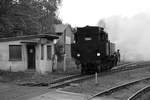 CSD 423 009 (CD 90 54 4230 009-1) am 05.Oktober 2019 beim Verschub im Bahnhof Slatinany.