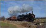 ČSD 434 2186 (ex kkStB 170.323) bespannte am 8.2.2014 einen Güterzug von Praha-Vršovice nach Rudná u Prahy und wieder retour.