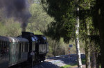 464 008 bei der Ausfahrt in Lhotka bei Melnik.30.04.2016 11:11 Uhr.