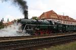 CSD 464 202 (CD 90 54 4642 002-8) als letztes Fahrzeug des Os 11057 nach Uhersky Brod am 08.September 2018 im Bahnhof Uherske Hradiste.