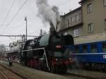 464.202 mit einem Sonderzug von Letohrad nach Dolni Lipka am 29.11.2008 in Letohrad