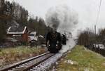 475 111 fuhr am 03.12.22 die Pendelfahrten von Sokolov nach Kraslice und zurück.