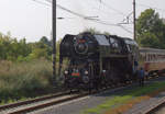 475 111 mit einem Sonderzug von Chomutov nach Luzna u Rakovnik.26.08.2017, 15:18 Uhr.