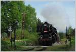 556 0506 mit unserem Fotozug von Vesel nad Luznic nach Cesk Velenice am 14.5.2011 kurz vor Vlkov.