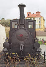 Auch von vorn sieht dieser alte B-Kuppler von Krauss recht filigran aus.