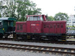 T334 0 966 am 23.6.2017 am Kolíner Bahnhof. Die Lok stand in einer kleinen Gruppe historischer Fahrzeuge auf zwei Abstellgleisen südlich von Bahnsteig 1a.