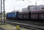 2 Lokomotiven der Baureihe 720 befördern einen Ganzzug mit Selbstenladewagen in Hradec Králové
21.05.2022  15:01 Uhr.