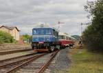 T 435 0114 als OS 91165 zu sehen am 23.09.23 bei der Einfahrt in Krupa.