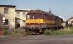 Von Caslav aus führt eine Nebenstrecke nach Tremosnice. Am 28.6.1992 erwischte ich am Ortsrand von Caslav um 16.15 Uhr den nach Caslav zurückkehrenden Güterzug
mit 720059.