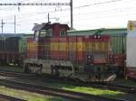 731 047-7 auf Bahnhof Zdice am 13-8-2005.