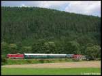 T466.0288 und T466.0254 mit 14916 bei Nedvedice nach Zdar nad Sazavou am 05.07.2009