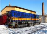 KDS 740 647-3 (Baujahre 1978)am 27.1.2017 in Kladno Lok-Werkstatt KDS.