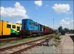 CD Cargo 742 048-2 in Hbf. Náchod am 1. 8. 2018.