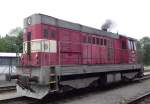 Da gibt es erstmal ordentlich Rauchzeichen bevor sich 742 159 in Bewegung setzt.Bahnhof Liberec 14.05.2011.