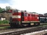 742 013-6 auf Bahnhof Liberec am 20-7-2005.