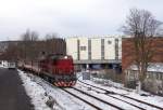 T 466 2201 ist am 08.02.14 bei der Ausfahrt in Nejdek zusehen