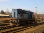 CD Cargo 742 369-2 in HBf. Kladno am 27.2.2015. 