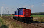 745 701 des Tschechischen Unternehmens RailTransport Stift rollte am 29.09.17 frisch lackiert durch Rodleben Richtung Roßlau.