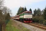 749 264-8 als Sp 1599 zu sehen am 28.03.26 in Čerčany.