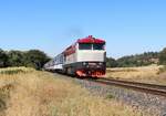 T 478 1107 fuhr als Leerreisezug am 15.08.26 durch Pecerady.