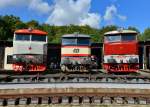 T478 1010, 749 121 und T478 1201 am 14.09.2013 in Luzna u Rakovnika.