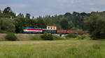749 251-5 war mit einem Fotogüterzug in Radkov unterwegs (14.08.20).