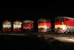 Vom 07.-08.10.23 fand das Badotka Treffen in Lužná u Rakovníka statt. Hier bei der Nachtfotoparade am 07.10.23 waren T478 1146, T478 2006, T478.1201, T478 2069 und T478 1148 zu sehen.
