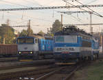 750 709-8 und 242-241-8 in Jihlava. 21.09.2018 17.56 Uhr.