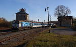 DIe 750 706 von Prag gen Kladno hier in Unhost, aufgenommen am 28.10.2019