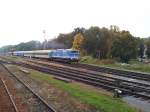 Diesellok der BR 750 in Trutnov am 09.10.2012     