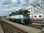 Lokomotive ČD 750 118, fotografiert am 18.05. 2013 im Bahnhof Liberec
