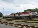 751 232-0 und 751 154-5 am 28.06.2008 in Kladno