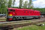 Am 10 Juni 2022 steht der frisch lackierter T478 3101 ins Eisenbahnmuseum von Luzna u Rakovnika.