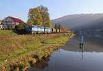 753 779-8 und 753 758-2 zu sehen am 16.10.17 in Ústí nad Labem-Střekov.