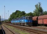 Die 753 768 und drei Weitere am 17.08.2013 in Janovice.