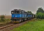 753 772 + 753 771 mit einem Kokszug am 06.09.2014 bei Stod.