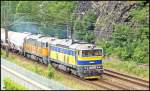 753 729 und eine weitere unbekannt 753 unterhalb der Burg Strekov in Usti nad Labem. Aufgenommen am 03.07.2013