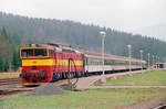 01.05.1997	Böhmisch Eisenstein, Bahnhof, Zug der CD mit Lok 754 024-8