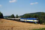 754 019 und 754 058 mit DZ 13082 (Orientexpress) vor Furth im Wald (18.07.2007)