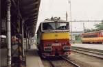 754 040 im August 1995 in Pilsen. Spitzname:  Brillenschlange  oder  Skibrille 