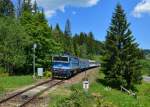 754 041 mit einem Os nach Bayerisch Eisenstein am 08.06.2014 bei elezn Ruda-Albětn.