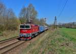 754 066 mit Sp 1962 am 19.04.2015 bei Janovice nad Uhlavou. 