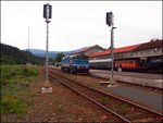 CD 754 041-2 in Bf. Železná Ruda-Alžbětín am 3.7.2016