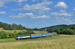 754 024 mit einem Os am 07.08.2016 bei Polna na Sumave.