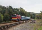 T 478 4067 als R 927 zu sehen am 07.10.25 in der Einfahrt Trutnov.