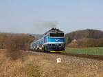 754 049-5 als Os 9055 zu sehen am 28.03.26 bei Pecerady.