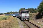 754 061-0 als Os 9055 zu sehen am 15.08.26 bei Pecerady.