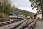 754 080-0 als Sp 1404 zu sehen am 14.10.26 bei der Ausfahrt in Lipov� L�zně.