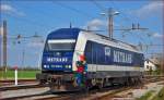 METRANS 761 006 rangiert auf Pragersko Bahnhof.